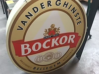 Lot 246 - dubbelzijdige lichtreclame bockor - afbeelding 2 van  3