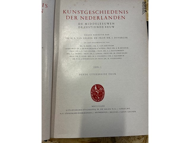 Lot 246 - kunstgeschiedens der nederlenden , de middeleeuwen de zestin - afbeelding 2 van  9