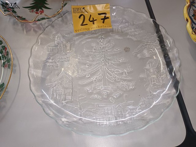 Lot 247 - kerstschalen. 4 stuks - afbeelding 2 van  4