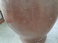 Lot 248 - antieke bruine keulse pot gevuld met wandelstokken en parapl - afbeelding 5 van  5