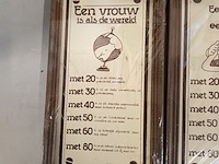 Lot 248 - kaders met spreuken. 5 stuks - afbeelding 3 van  4