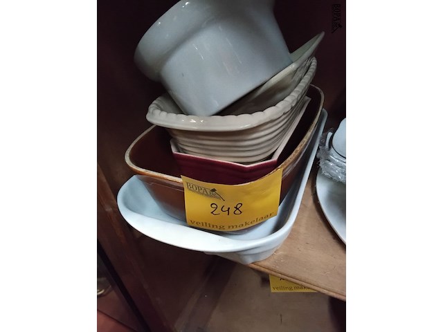 Lot 248 - lot ovenschotels 6 stuks oa paté - afbeelding 1 van  1