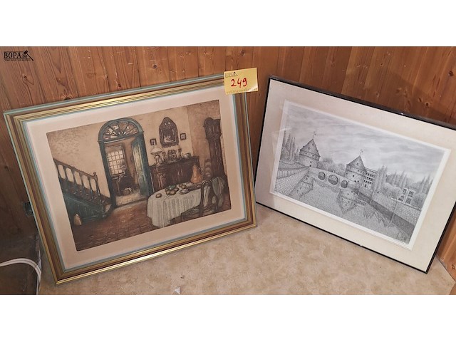 Lot 249 - kaders. 2 stuks - afbeelding 1 van  1