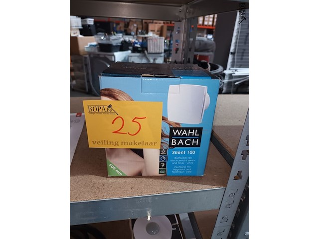Lot 25 - badkamerventilator wahl bach - afbeelding 1 van  3