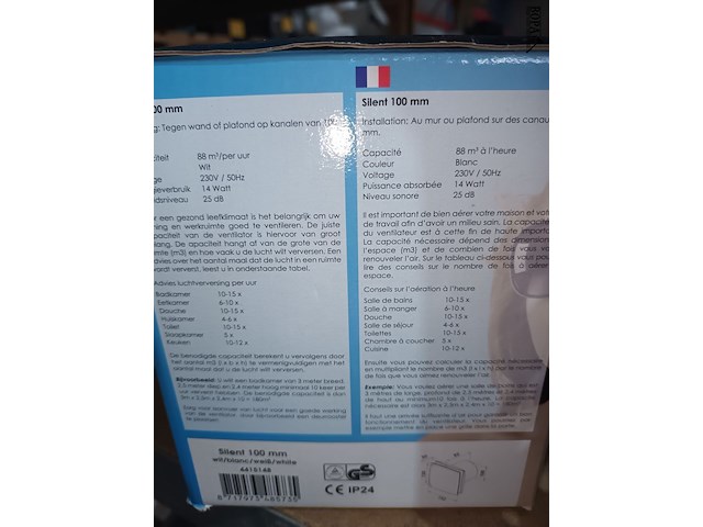Lot 25 - badkamerventilator wahl bach - afbeelding 3 van  3