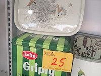 Lot 25 - blikken dozen. 10 stuks - afbeelding 5 van  5