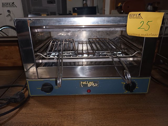 Lot 25 - croque machine roller grill - afbeelding 2 van  3