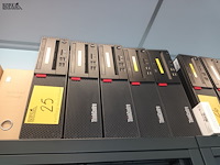 Lot 25 - desktop lenovo thinkcentre. 5 stuks