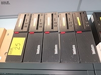 Lot 25 - desktop lenovo thinkcentre. 5 stuks - afbeelding 2 van  2