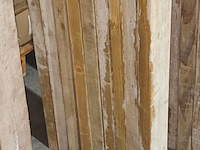 Lot 25 - houten balk. 9 stuks - afbeelding 2 van  3