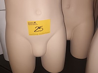 Lot 25 - huidskleur heupmodel man. 2 stuks - afbeelding 2 van  2