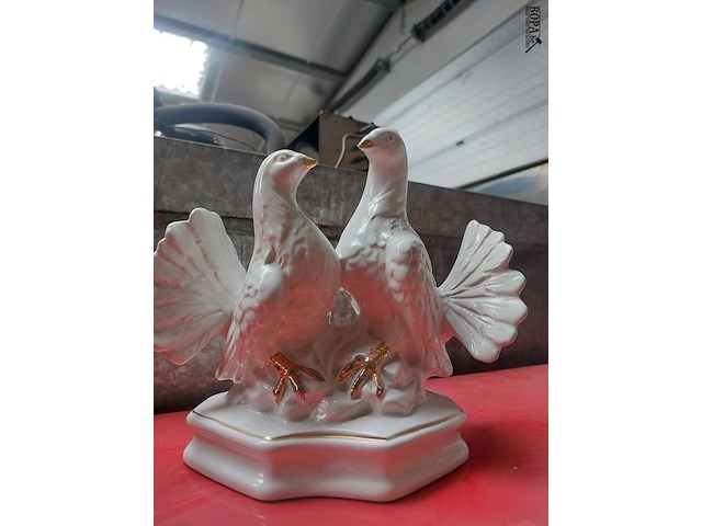 Lot 25 - keramieken beelden zuiver edeltin handgemaakt - afbeelding 3 van  4