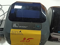 Lot 25 - labelprinters en scanner. 4 stuks - afbeelding 3 van  4