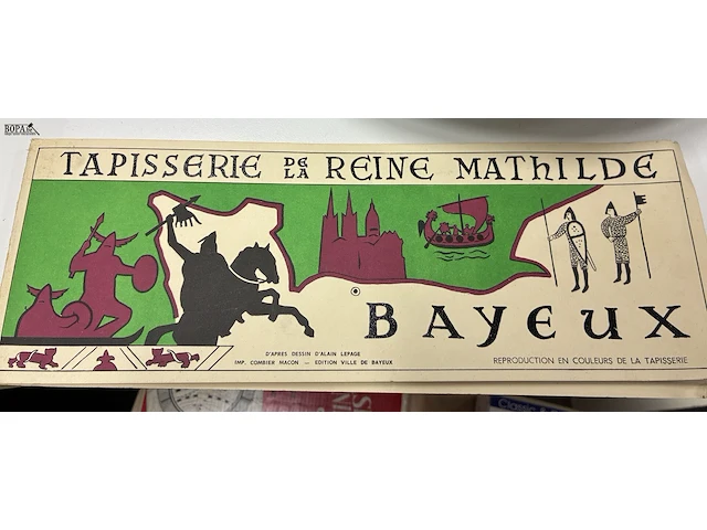 Lot 25 - opvouwbare accordeon-reproductie tapisserie - afbeelding 2 van  4