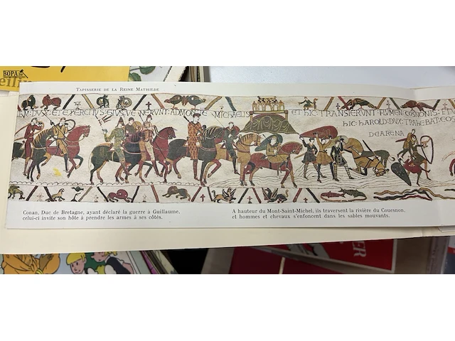Lot 25 - opvouwbare accordeon-reproductie tapisserie - afbeelding 3 van  4