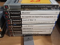 Lot 25 - playstation 2 spelletjes en memory card