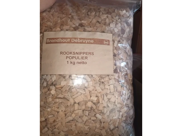 Lot 25 - rookhout snippers populier 1 kg. 19 stuks - afbeelding 2 van  2