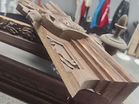 Lot 25 - spiegel in houten lijst - afbeelding 3 van  4