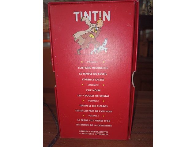 Lot 25 - verzamelbox tintin videocassettes - afbeelding 4 van  4