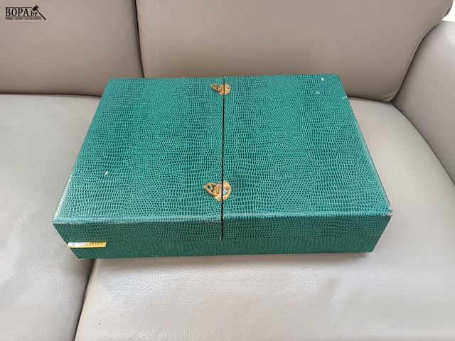 Lot 25 - vintage bestekkoffer - afbeelding 7 van  7