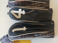 Lot 25 - vintage golf club covers burberrys. 3 stuks