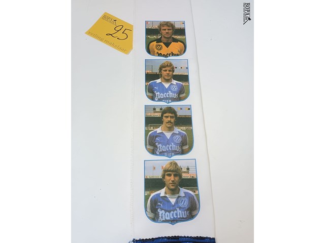 Lot 25 - vintage sjaal club brugge bacchus - afbeelding 3 van  7