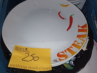 Lot 250 - lot diverse borden - afbeelding 1 van  6