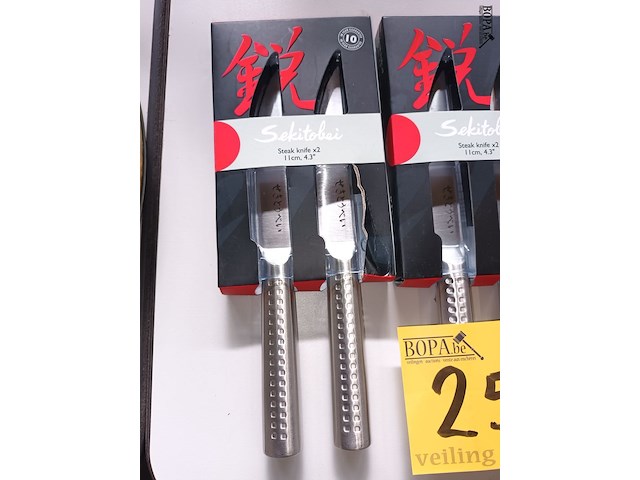 Lot 250 - steak messen sekitobei. 6 stuks - afbeelding 2 van  2