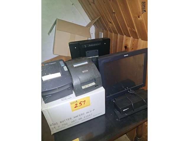 Lot 251 - kassasystemen, ticket printers, geldtester - afbeelding 1 van  1