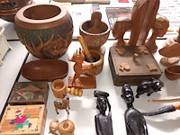 Lot 252 - houten decoratie. 42 stuks - afbeelding 3 van  7