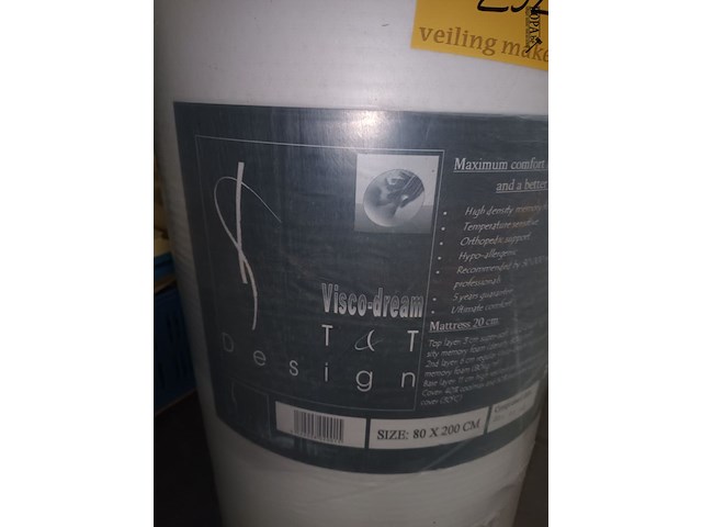 Lot 252 - matras 80 x 200 cm - afbeelding 3 van  4