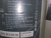 Lot 252 - matras 80 x 200 cm - afbeelding 4 van  4