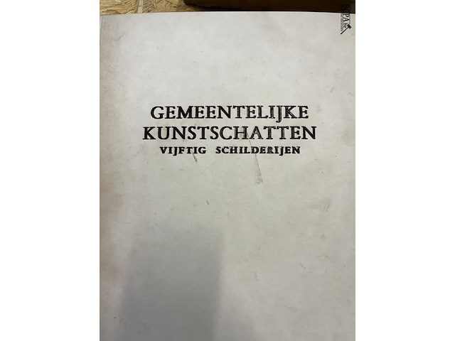 Lot 253 - gemeentelijke kuntschatten vijftige schilderijen - afbeelding 2 van  6