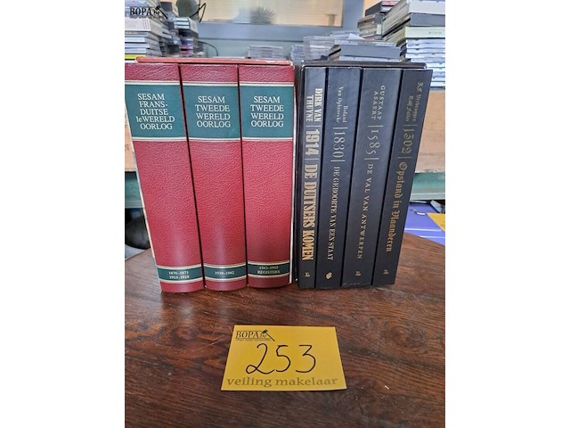 Lot 253 - lot boeken woi / geschiedenis van vlaanderen - afbeelding 1 van  1