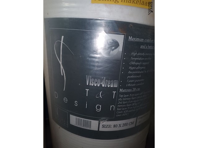 Lot 253 - matras 80 x 200 cm - afbeelding 3 van  3