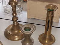 Lot 254 - kandelaars in koper. 6 stuks - afbeelding 3 van  3