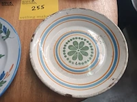 Lot 255 - antieke borden. 4 stuks - afbeelding 4 van  5