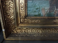 Lot 255 - schilderij roeiboot - afbeelding 4 van  4