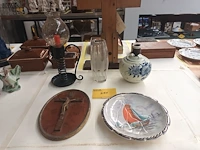 Lot 256 - diverse decoratie. 5 stuks