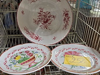 Lot 256 - sierborden 3 stuks - afbeelding 1 van  3