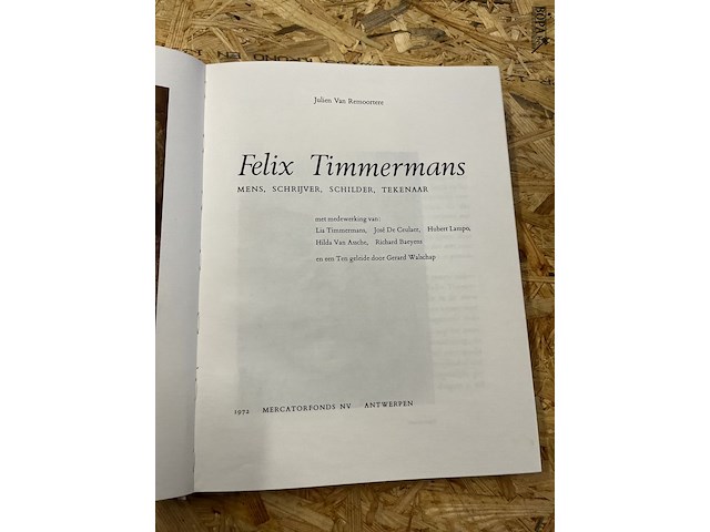 Lot 257 - felix timmermans en boekdeel mans-schjrijver-schilder-tekena - afbeelding 3 van  6
