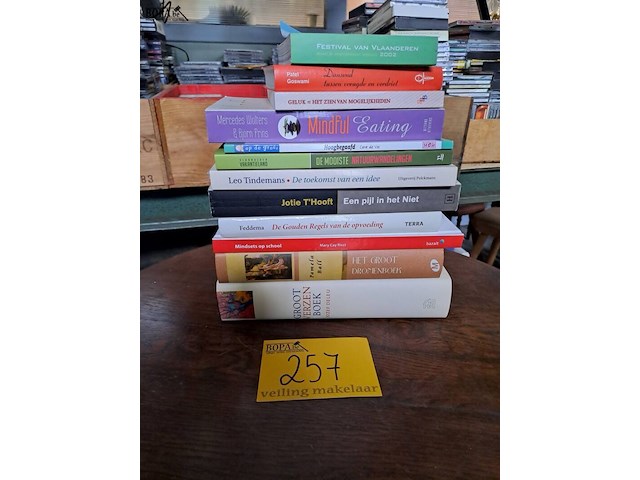 Lot 257 - lot boeken varia - afbeelding 1 van  1