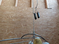 Lot 257 - moderne armatuur melkglas af 105*45*110 - afbeelding 1 van  3