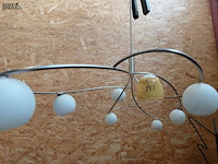 Lot 257 - moderne armatuur melkglas af 105*45*110 - afbeelding 2 van  3