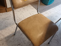 Lot 257 - retro keukenstoelen. 6 stuks