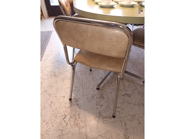 Lot 257 - retro keukenstoelen. 6 stuks - afbeelding 4 van  4