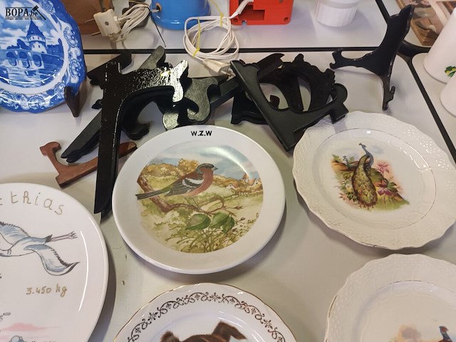 Lot 257 - sierborden. 12 stuks - afbeelding 2 van  5