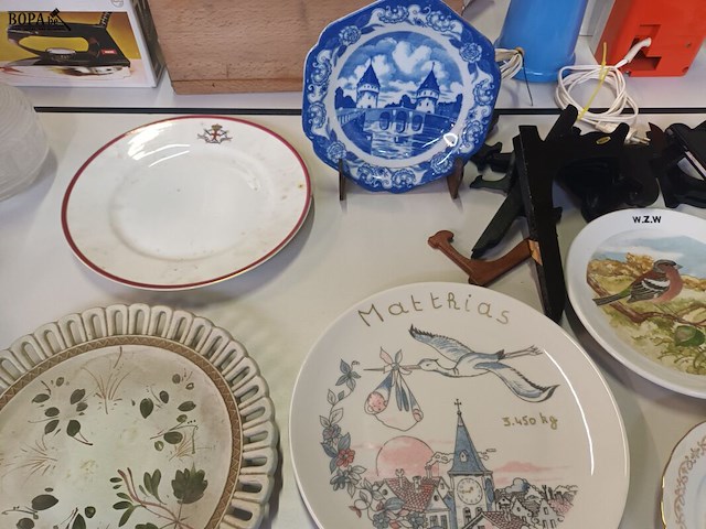 Lot 257 - sierborden. 12 stuks - afbeelding 3 van  5