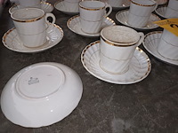 Lot 258 - koffieservies. 25 stuks - afbeelding 2 van  4