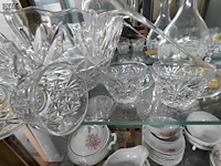 Lot 258 - punchbowl met 9 hangend tasjes en lepel - afbeelding 4 van  6